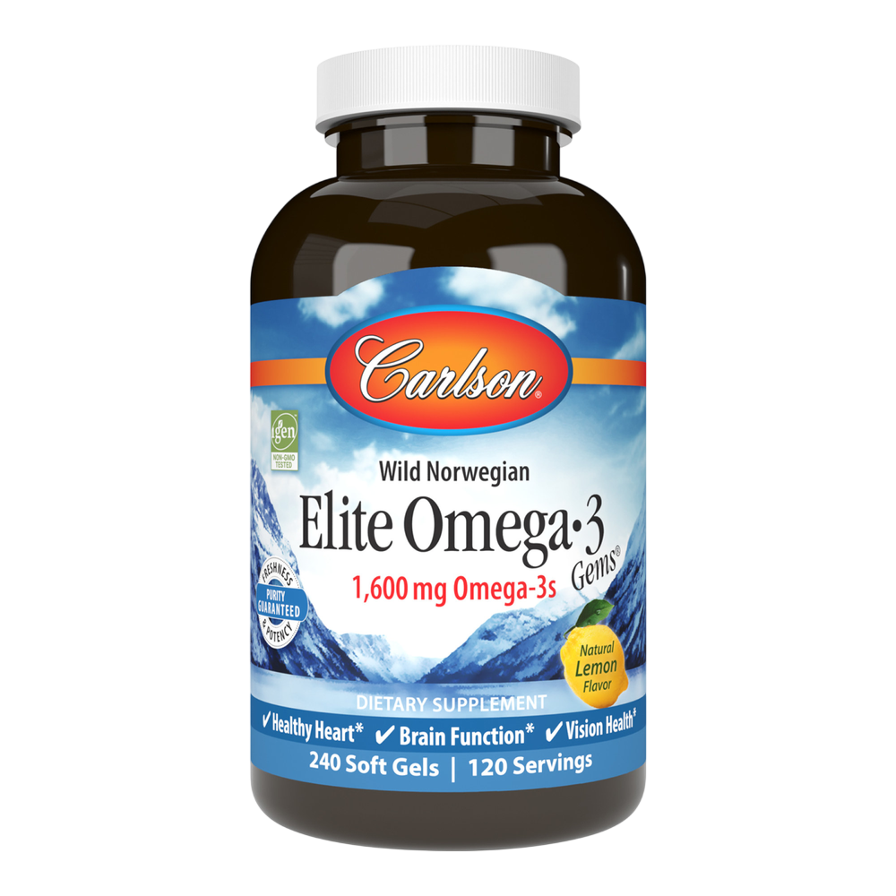 Carlson Labs - Elite Omega 3 Gems 240 Softgels