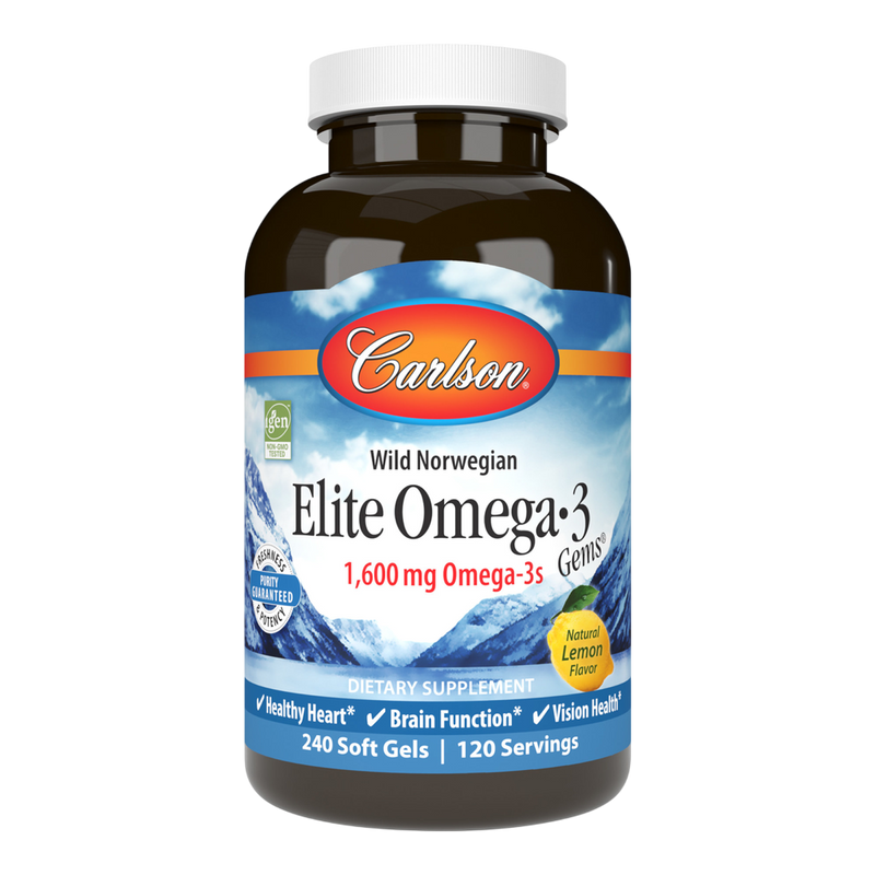 Carlson Labs - Elite Omega 3 Gems 240 Softgels