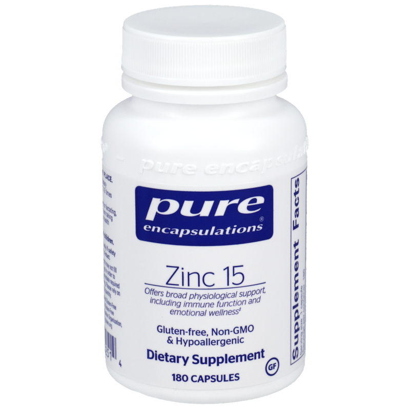 Pure Encapsulations - Zinc 15 180 capsules