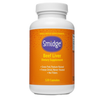 Smidge (formerly Organic3) - Smidge® Beef Liver Capsules - Protein & Vitamin A - Grass-fed - 120 capsules - view 1