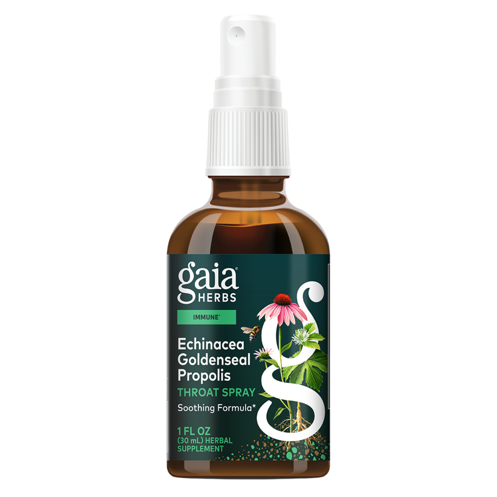 Gaia Herbs - Echinacea/Gold Propolis Throat Spray