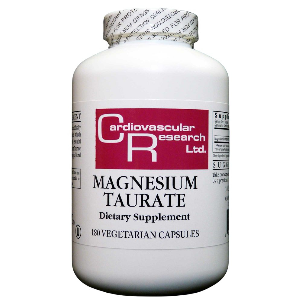 Ecological Formulas/Cardiovascular Research - Magnesium Taurate 125mg 180 capsules