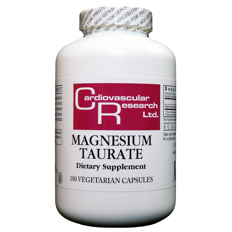 Ecological Formulas/Cardiovascular Research - Magnesium Taurate 125mg 180 capsules