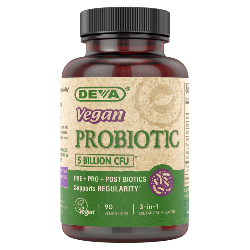 Deva Nutrition - Vegan Probiotic with Probiotics/Postbiotics