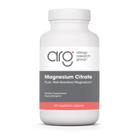 Allergy Research Group - Magnesium Citrate 180 capsules