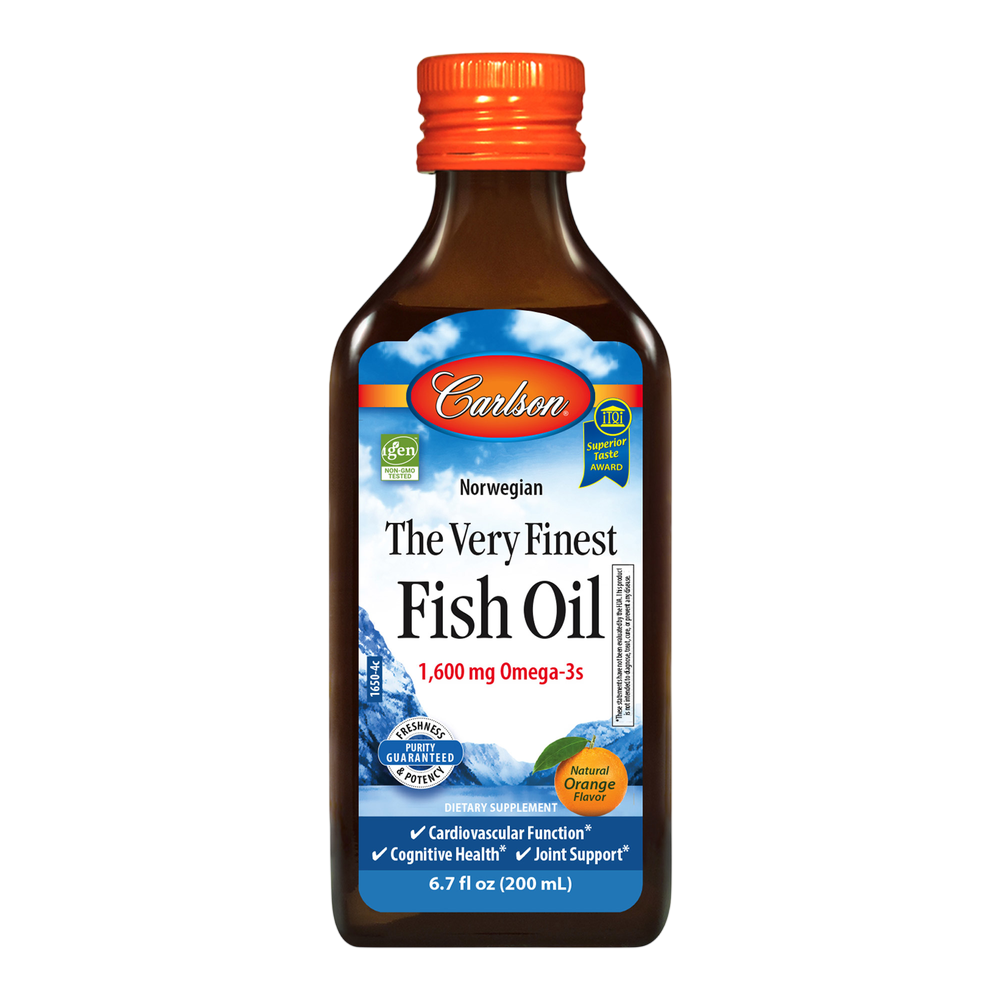Carlson Labs - The Very Finest Fish Oil™ Liquid - Orange 200 Milliliters