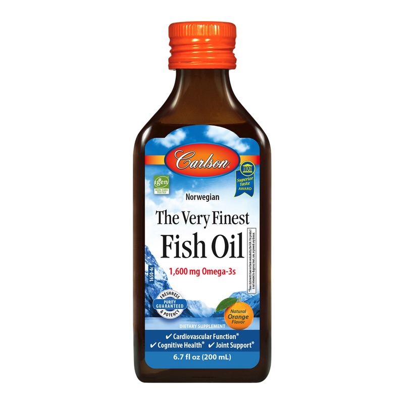 Carlson Labs - The Very Finest Fish Oil™ Liquid - Orange 200 Milliliters