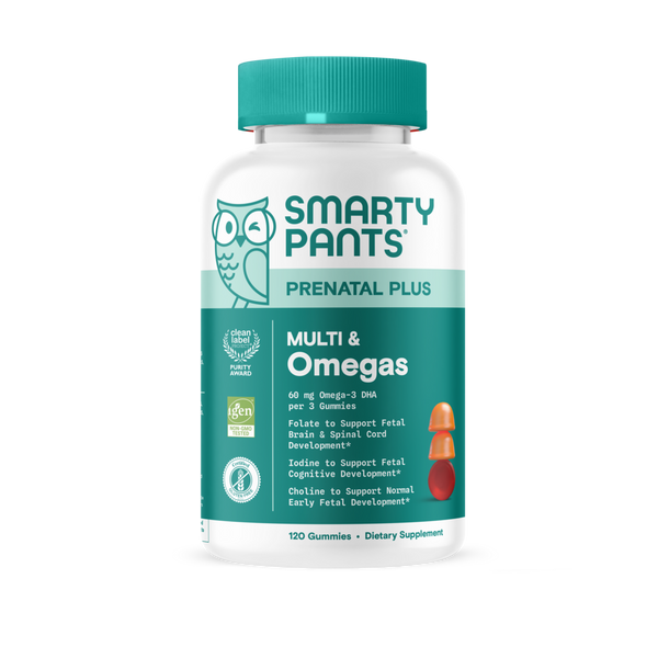 SmartyPants Vitamins - Prenatal Plus Multi & Omegas 120 gummies