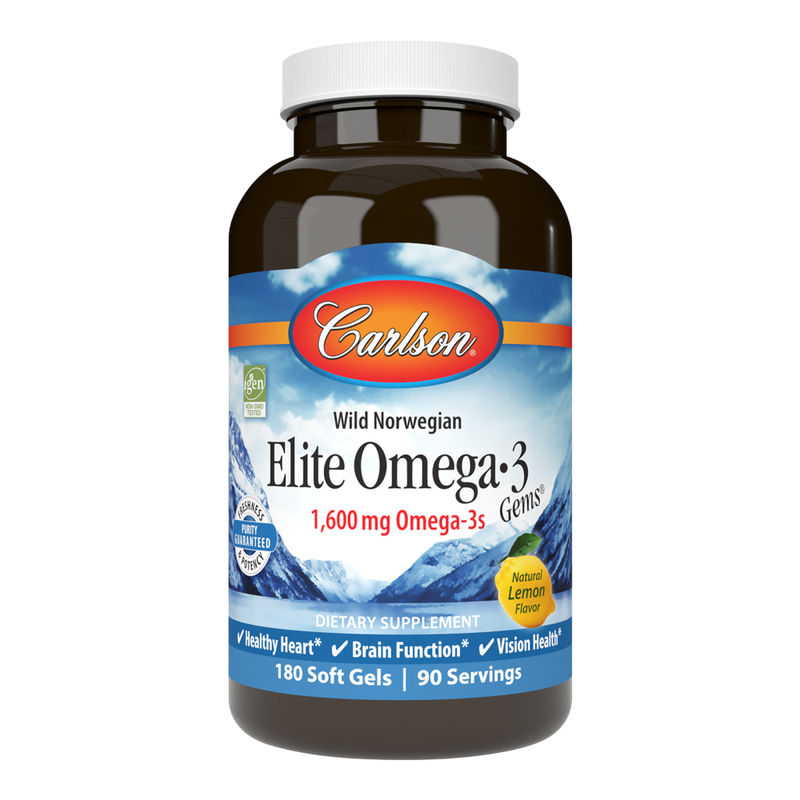 Carlson Labs - Elite Omega 3 Gems 180 Softgels