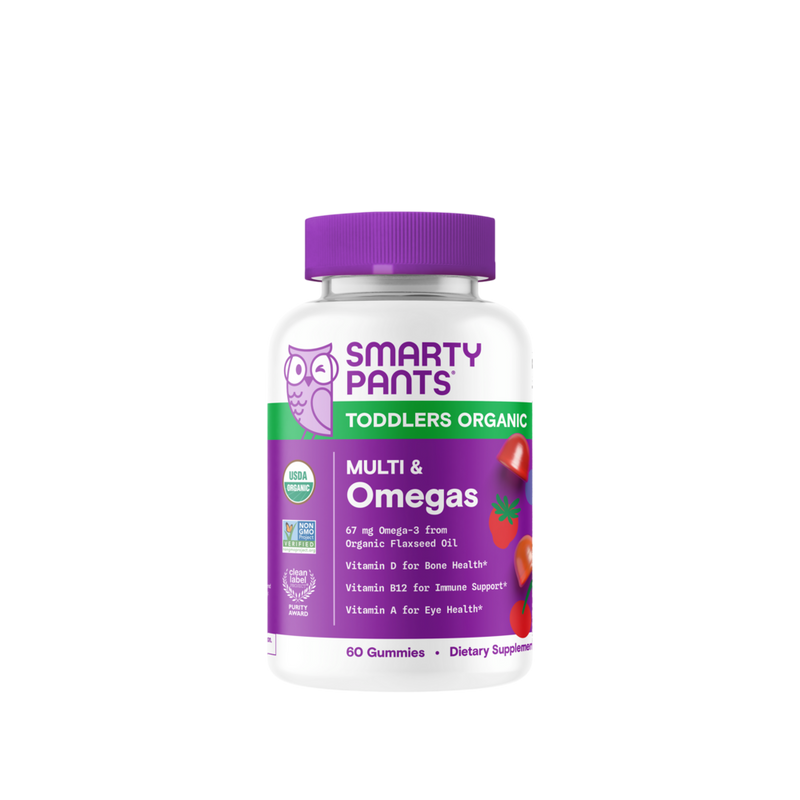 SmartyPants Vitamins - SmartyPants Organics Toddler Formula