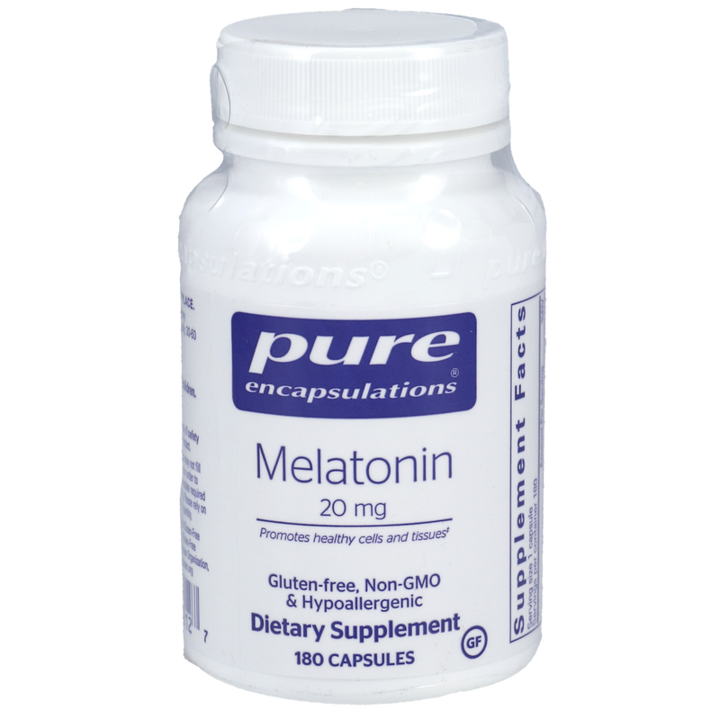 Pure Encapsulations - Melatonin 20mg 180 capsules