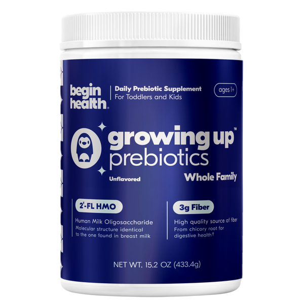 Begin Health - Growing Up Prebiotics Whole Family Jar