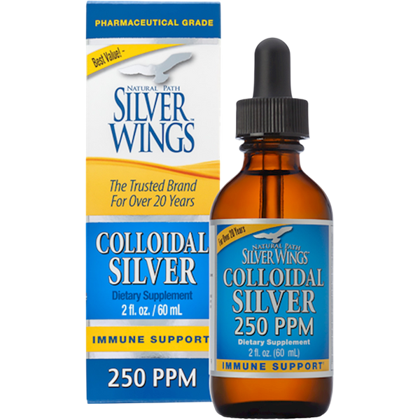 Natural Path Silver Wings - Colloidal Silver 250PPM Dropper