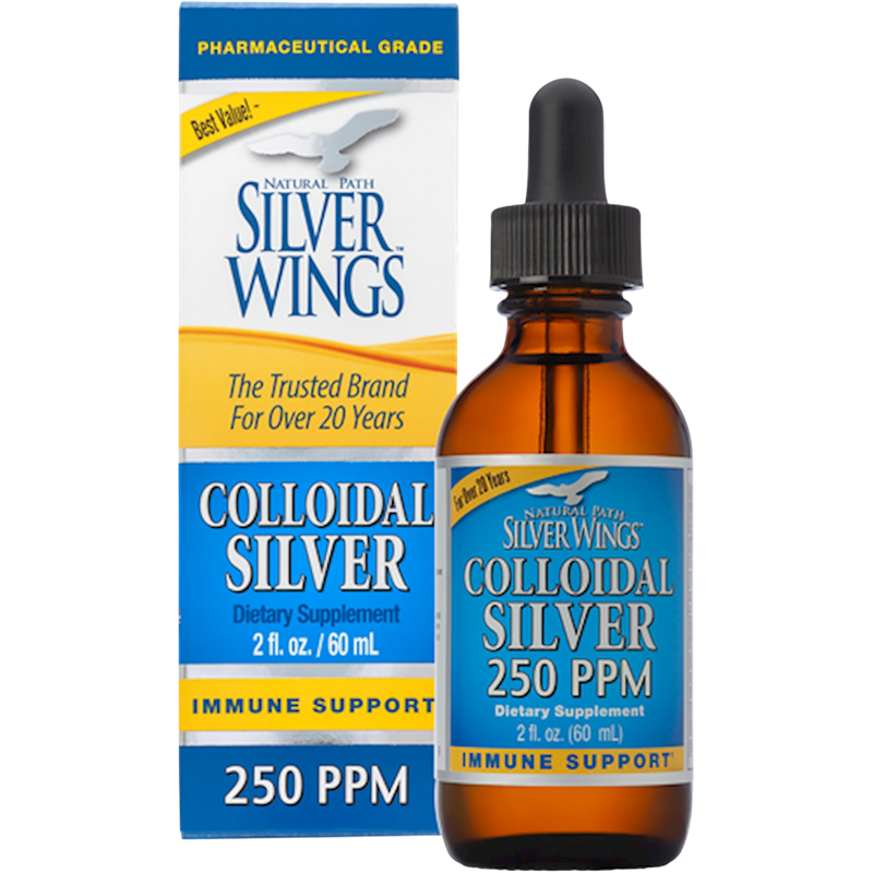 Natural Path Silver Wings - Colloidal Silver 250PPM Dropper
