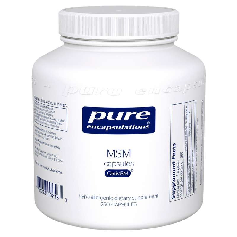 Pure Encapsulations - MSM Capsules 250 capsules
