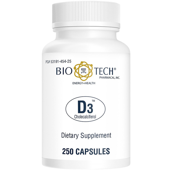 Bio-Tech Pharmacal - D3 1,000IU 250 capsules