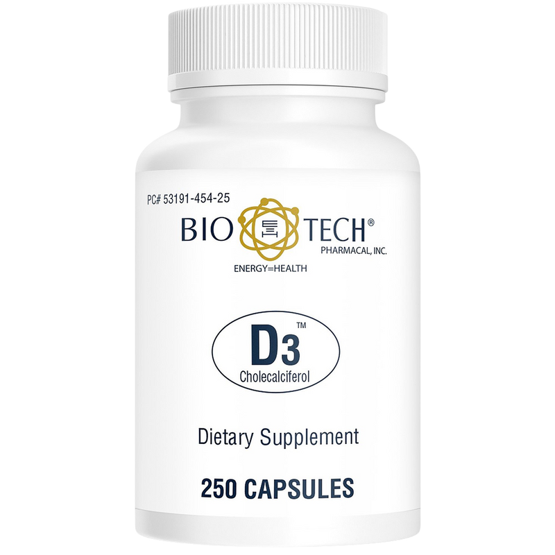 Bio-Tech Pharmacal - D3 1,000IU 250 capsules
