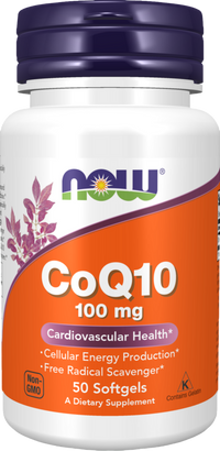 NOW Foods - CoQ10 100mg Gels 50 Softgels