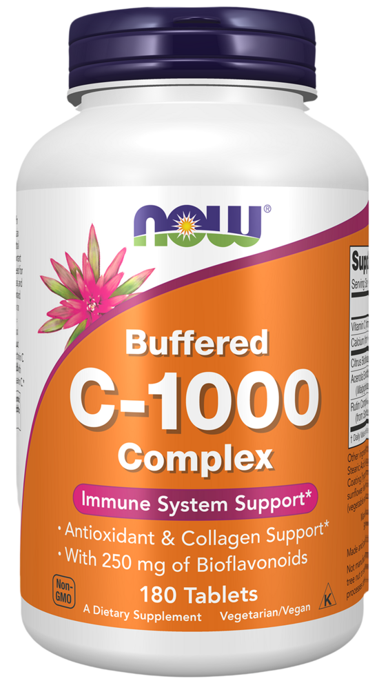 NOW Foods - Buffered C-1000 Complex 180 tablets
