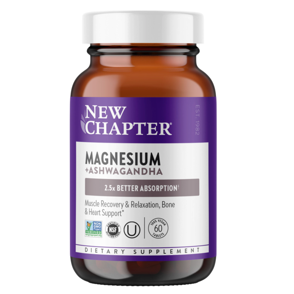 New Chapter - Magnesium + Ashwagandha Tablets