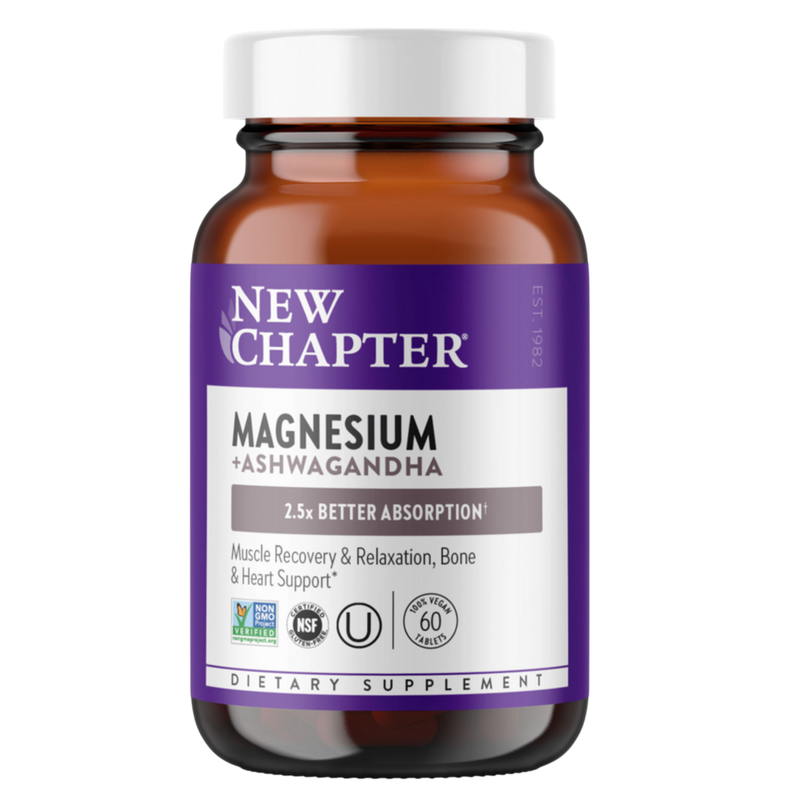 New Chapter - Magnesium + Ashwagandha Tablets
