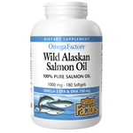 Natural Factors - Wild Alaskan Salmon Oil 1000mg — view 1