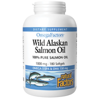 Natural Factors - Wild Alaskan Salmon Oil 1000mg