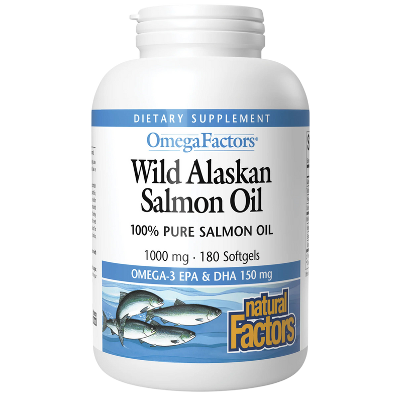 Natural Factors - Wild Alaskan Salmon Oil 1000mg