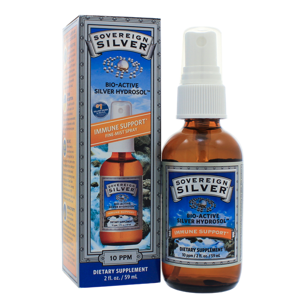 Sovereign Silver - Bio-Active Silver Hydrosol Immune Fine Mist Spray 59 Milliliters