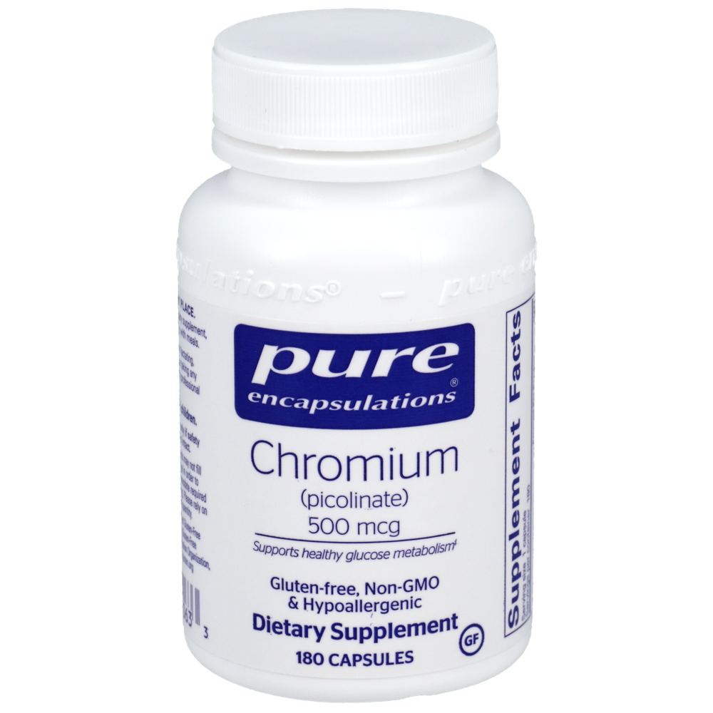 Pure Encapsulations - Chromium (Picolinate) 500mcg 180 capsules