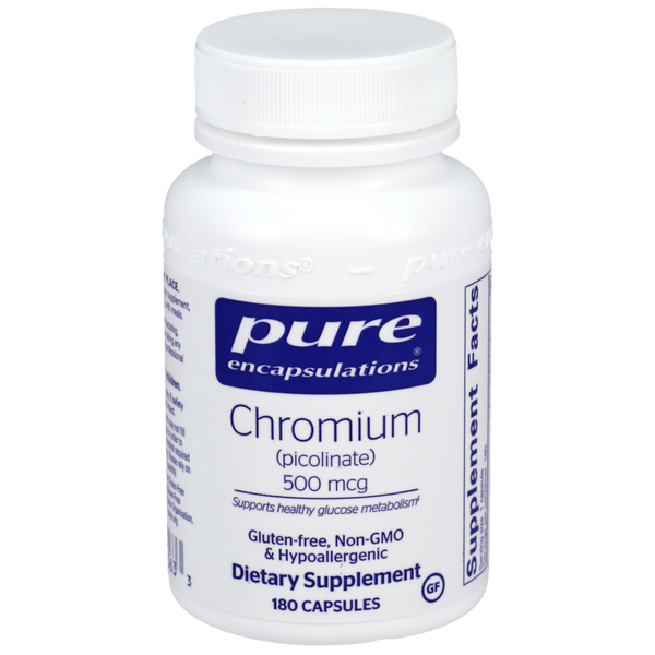 Pure Encapsulations - Chromium (Picolinate) 500mcg 180 capsules