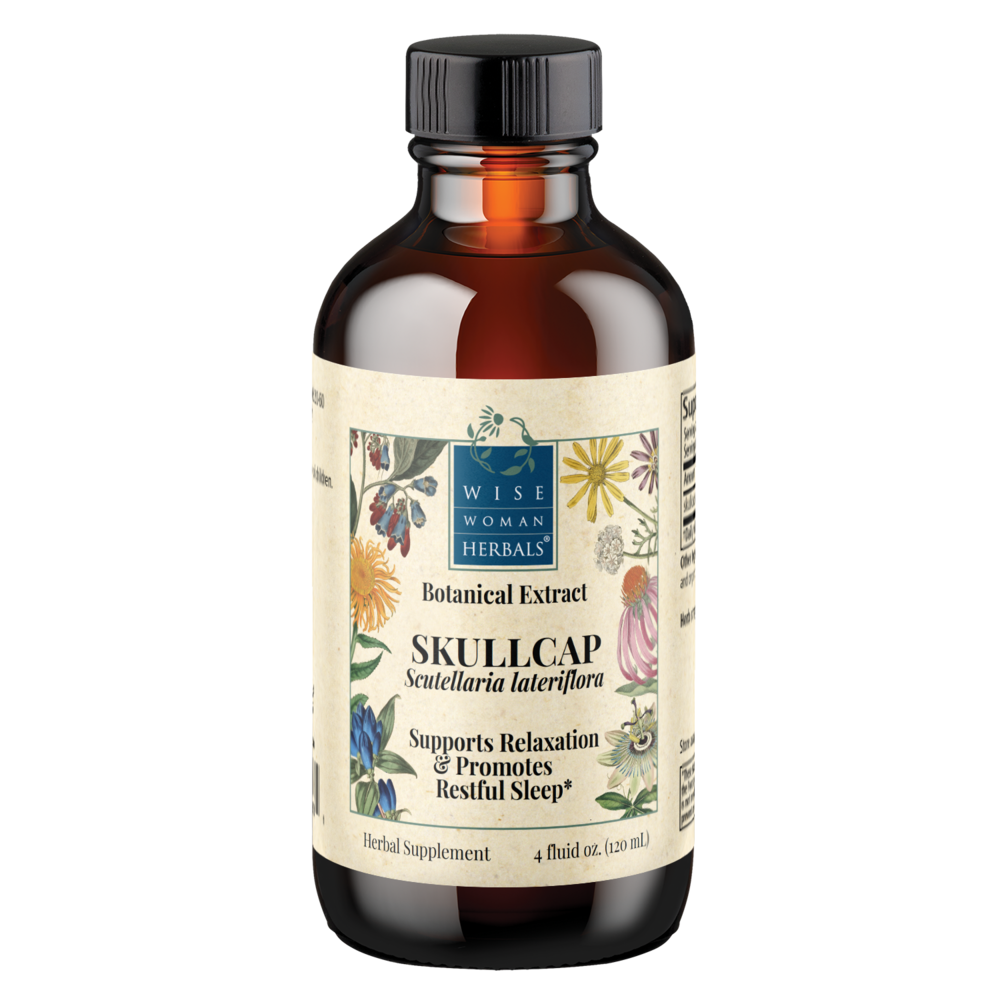 Wise Woman Herbals - Scutellaria lateriflora - skullcap 120 Milliliters