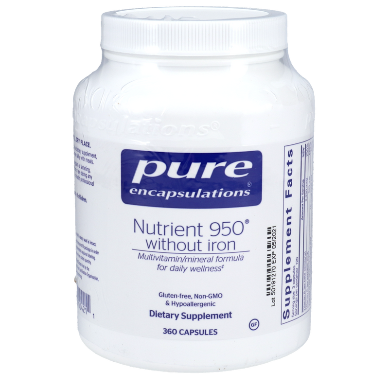 Pure Encapsulations - Nutrient 950 W/O Iron 360 capsules