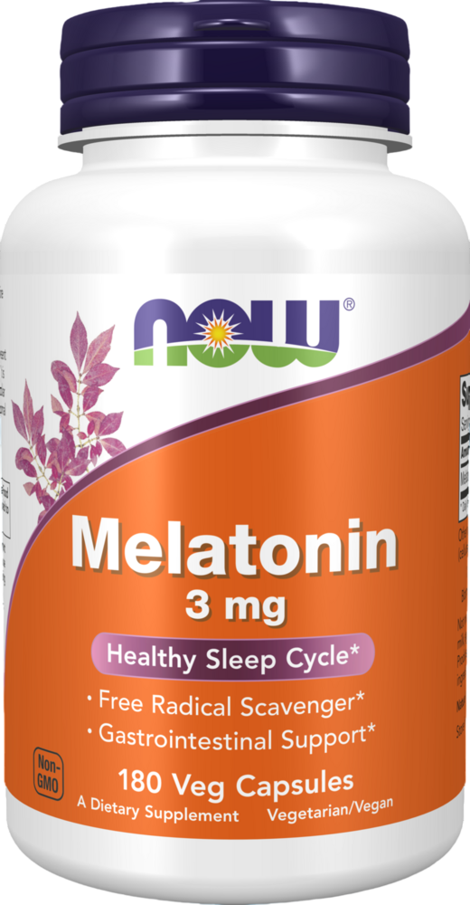 NOW Foods - Melatonin 3mg 180 capsules
