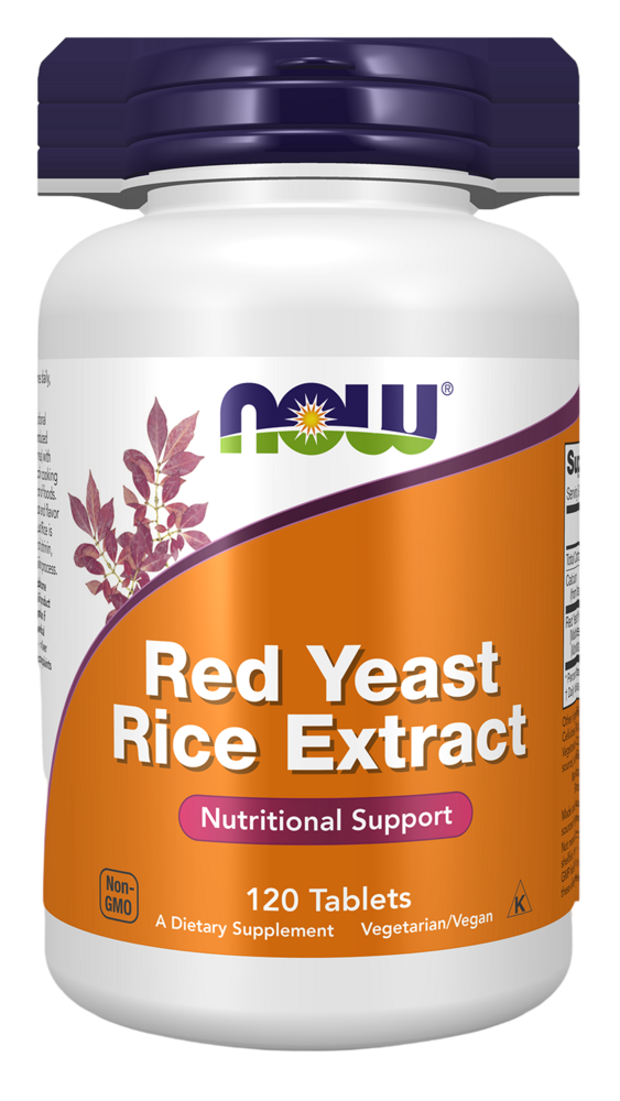 NOW Foods - Red Yeast Rice 1200mg 120 tablets