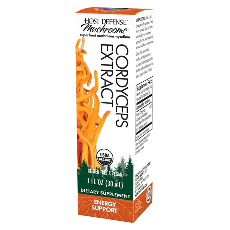 Host Defense - Cordyceps Extract 30 Milliliters