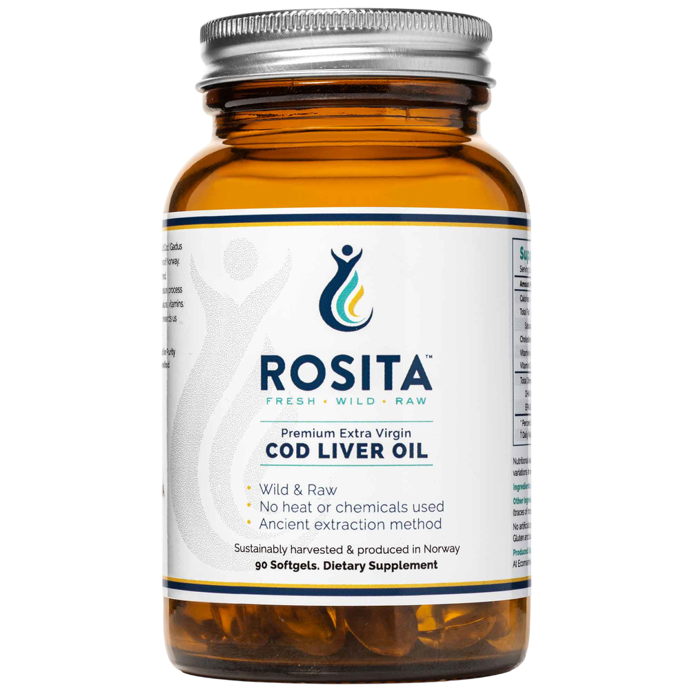 Rosita Real Foods™ - Rosita Extra Virgin Cod Liver Oil Softgels