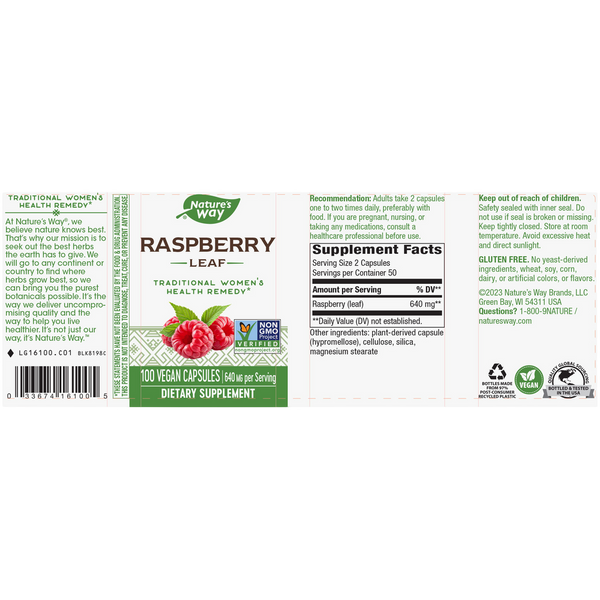 Nature's Way - Red Raspberry Leaf