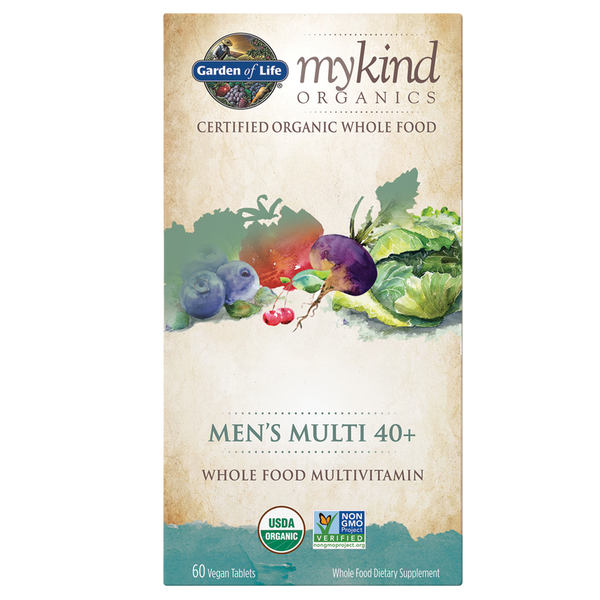 Garden of Life - Mykind Organics Mens Multi 40+ 60 tablets