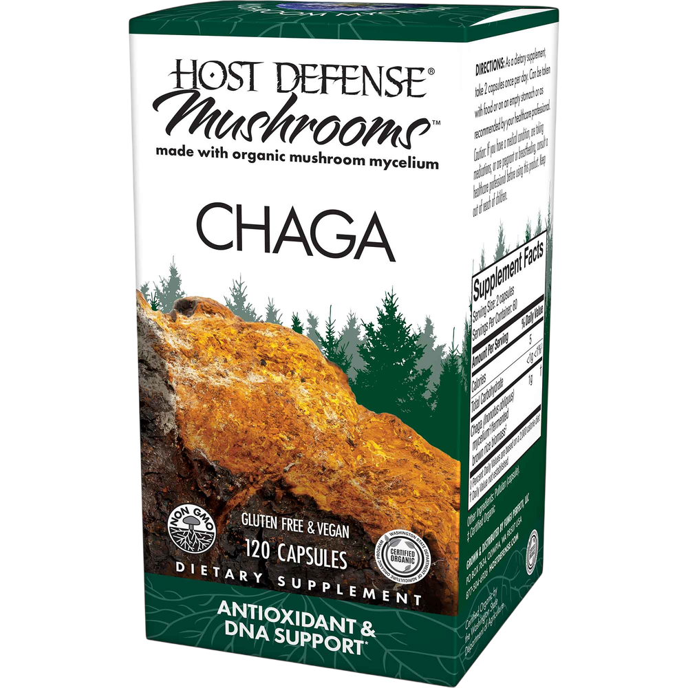 Host Defense - Chaga (Inonotus obliquus) 120 capsules