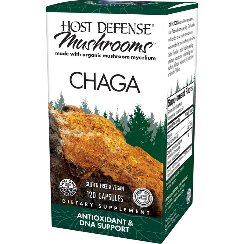 Host Defense - Chaga (Inonotus obliquus) 120 capsules