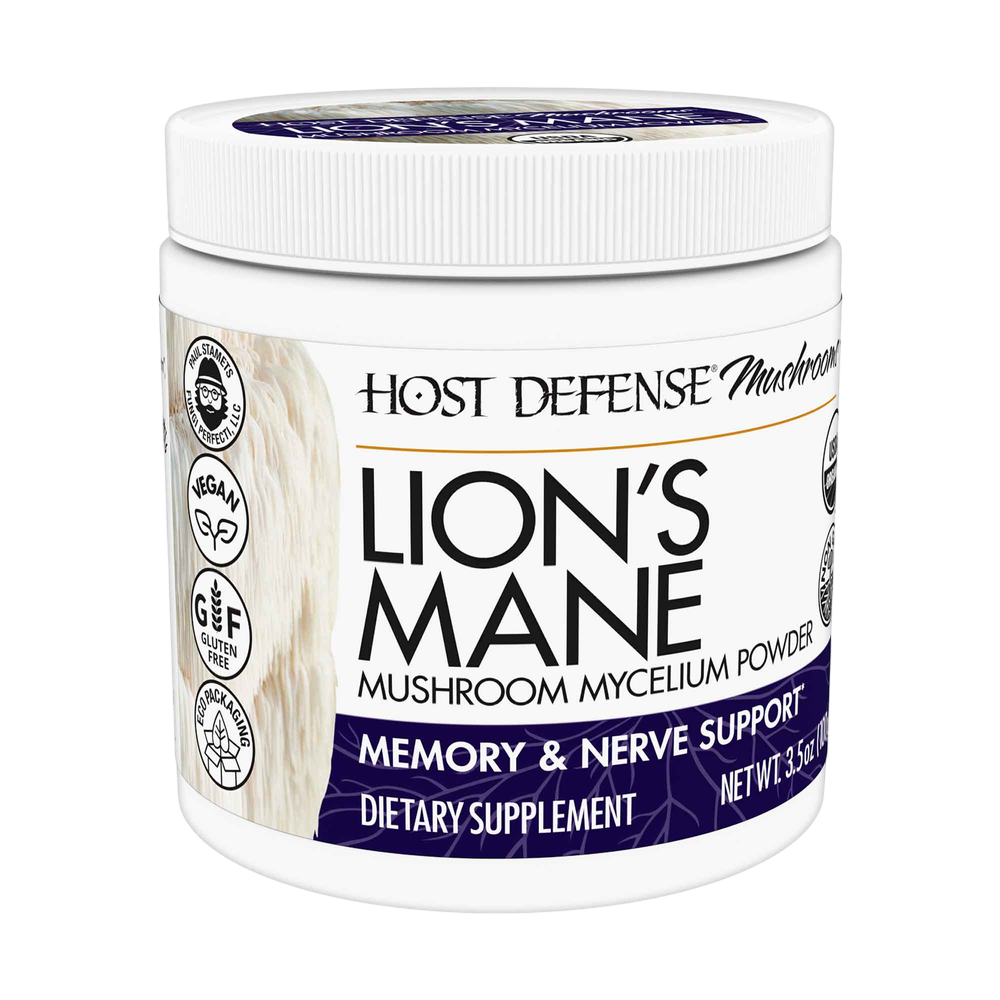 Host Defense - Lion's Mane Mushroom Mycelium Powder