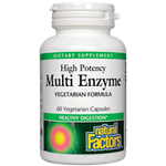 Natural Factors - Multi Enzyme Vegetarian Form — view 1