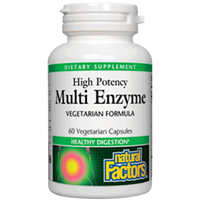 Natural Factors - Multi Enzyme Vegetarian Form