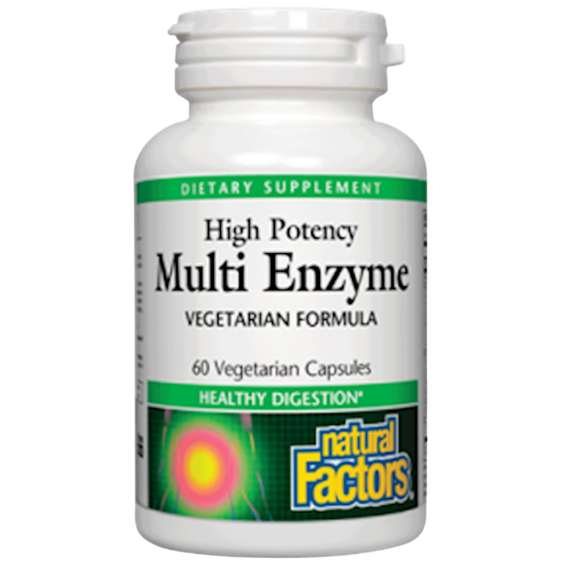 Natural Factors - Multi Enzyme Vegetarian Form