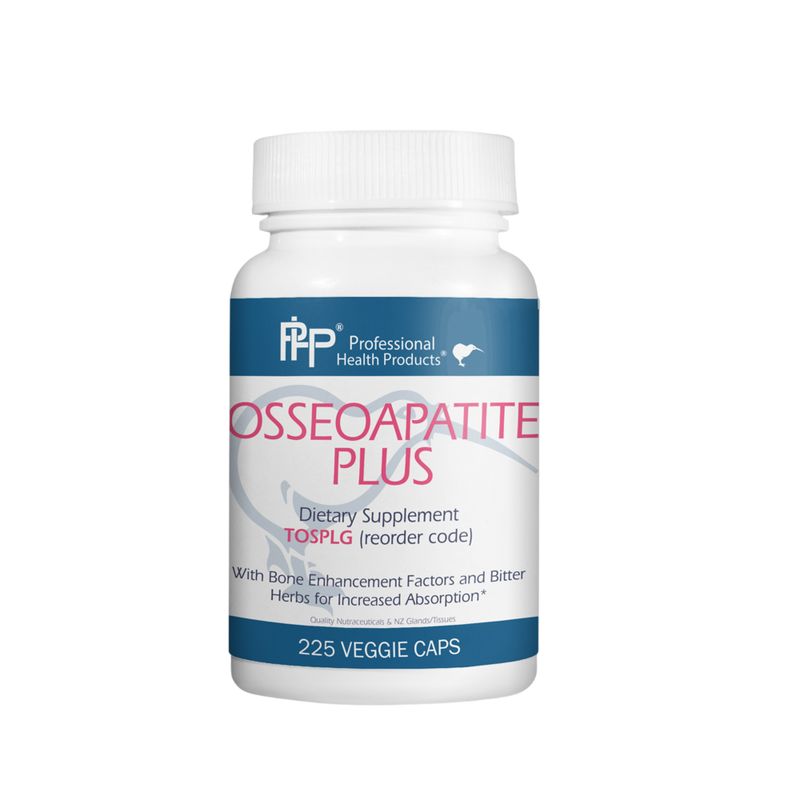 Professional Health Products - OSSEOAPATITE PLUS 225 capsules