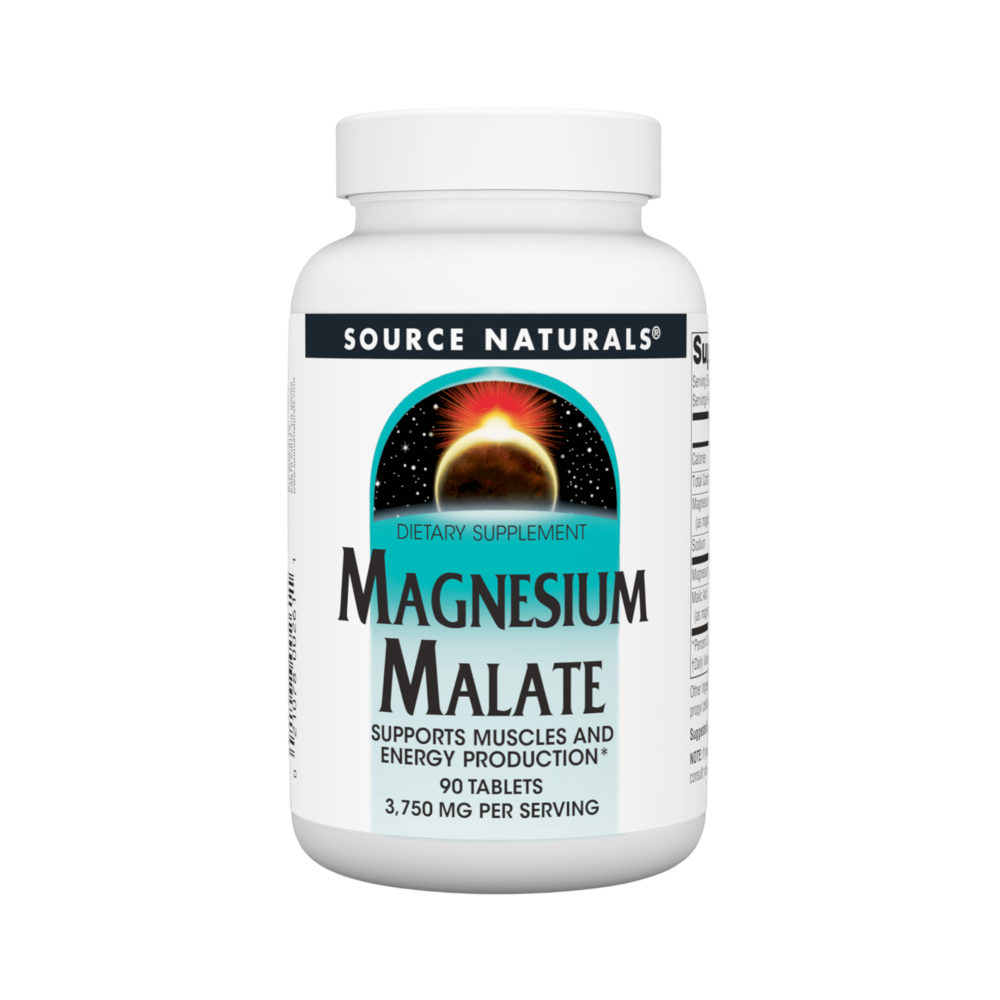Source Naturals - Magnesium Malate 1250mg 90 tablets
