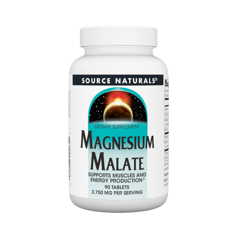 Source Naturals - Magnesium Malate 1250mg 90 tablets