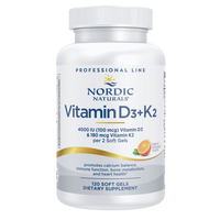Nordic Naturals - Vitamin D3+K2, Orange