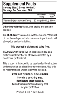 Biotics Research - Bio-D-Mulsion®